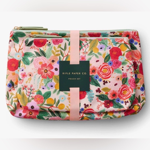 New! Rifle Paper Co. Pouch Set - Picture 8 of 10